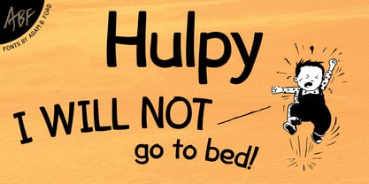 Hulpy Font Poster 3