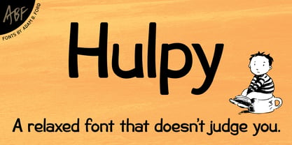 Hulpy Font Poster 4