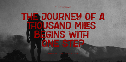 The Tiresome Font Poster 7