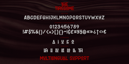 The Tiresome Font Poster 6