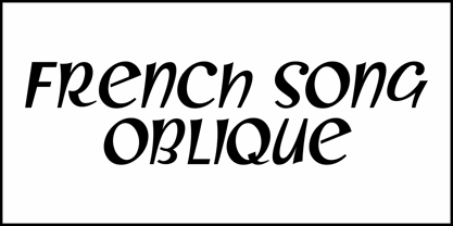 French Song JNL Font Poster 4