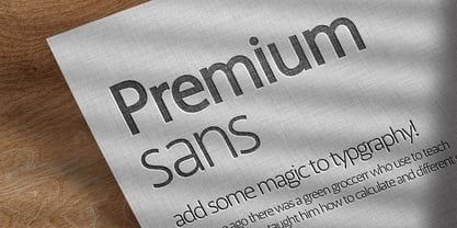 Premium Sans Police Poster 9