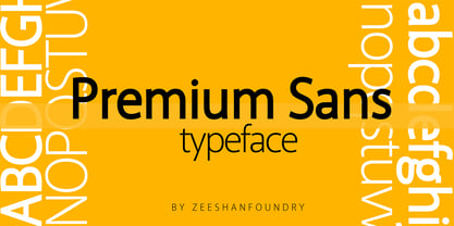 Premium Sans Font Poster 1