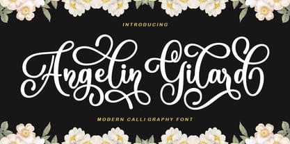 Angelin Girald Font Poster 1