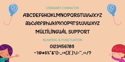 Kidy Smile Font Poster 6