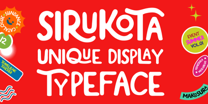 Sirukota Font Poster 1