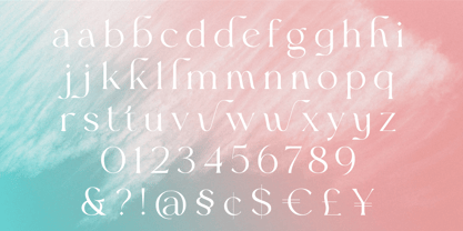 Chlara Typeface Font Poster 9