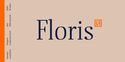 Floris Font Poster 1