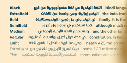 Naveid Arabic Font Poster 2