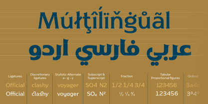 Naveid Arabic Font Poster 3