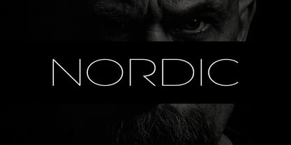 Vista Nordic Font Poster 1
