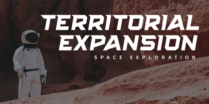 Space Captain Font Poster 2