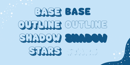 Space Time Font Poster 4