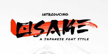 Osake Font Poster 1