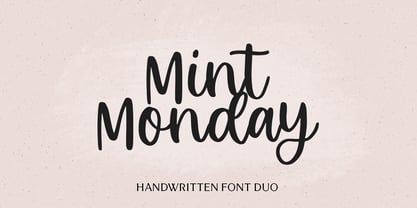 Mint Monday Font | Webfont & Desktop | MyFonts