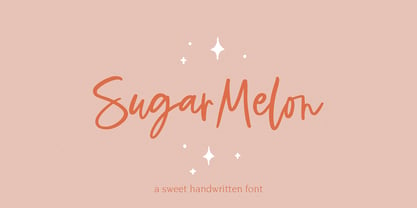Sugar Melon Font Poster 1