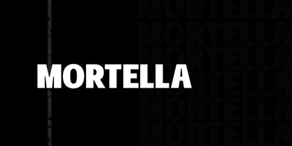 Mortella Display Font Poster 1