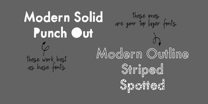 Mix Modern Font Poster 4