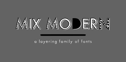 Mix Modern Font Poster 6