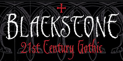 Blackstone Font Poster 1