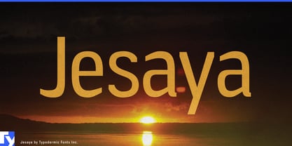 Jesaya Font Poster 1