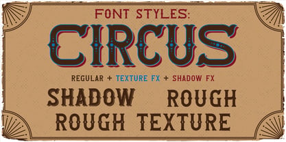 Circus Sideshow Font Poster 4