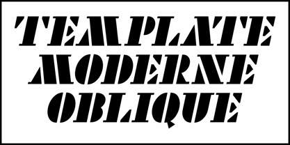 Template Moderne JNL Font Poster 4