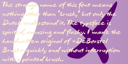DeBorstel Brush Pro Font Poster 3