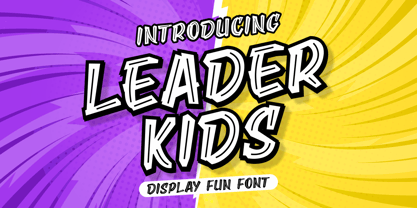 Leader Kids Font Poster 1