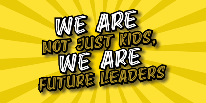 Leader Kids Font Poster 3