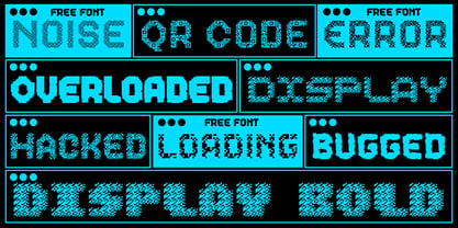 MultiType Glitch Font Poster 2