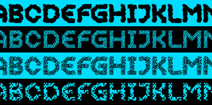 MultiType Glitch Font Poster 4