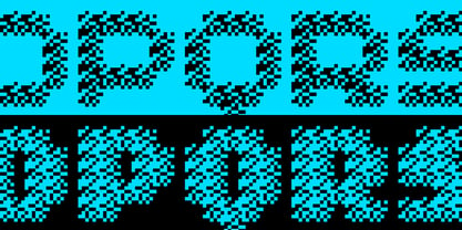 MultiType Glitch Font Poster 5