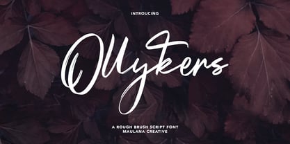 Ollykers Font Poster 1