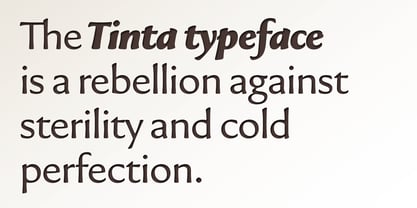 Tinta Uncoated Font Poster 8