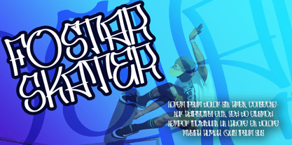 Skater Squad Font Poster 7