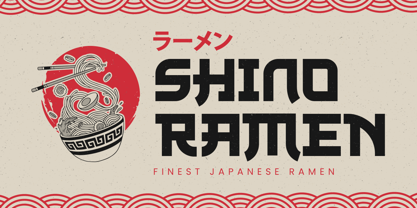 The Last Shuriken Font Poster 2