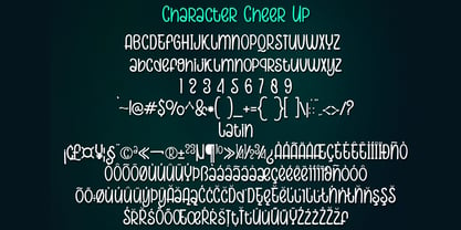 Cheer Up Font Poster 5