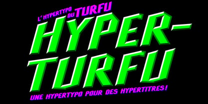Hyper Turfu Font Poster 1