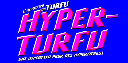 Hyper Turfu Font Poster 5