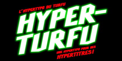 Hyper Turfu Font Poster 3