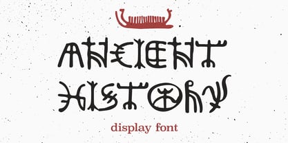 Ancient History Font Poster 1