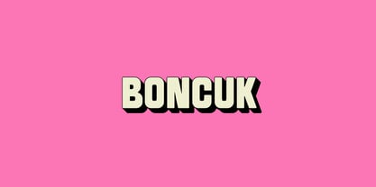 SK Boncuk Font Poster 15