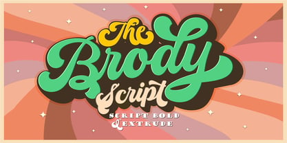 Brody Script Font Poster 1