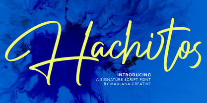 Hachitos Font Poster 1