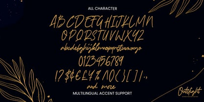 Outslight Font Poster 6
