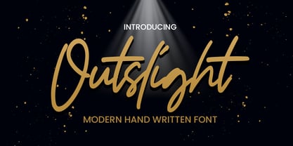 Outslight Font Poster 1