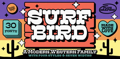 Surfbird Font Poster 1