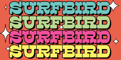 Surfbird Font Poster 2
