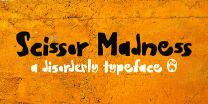 Scissor Madness Font Poster 1